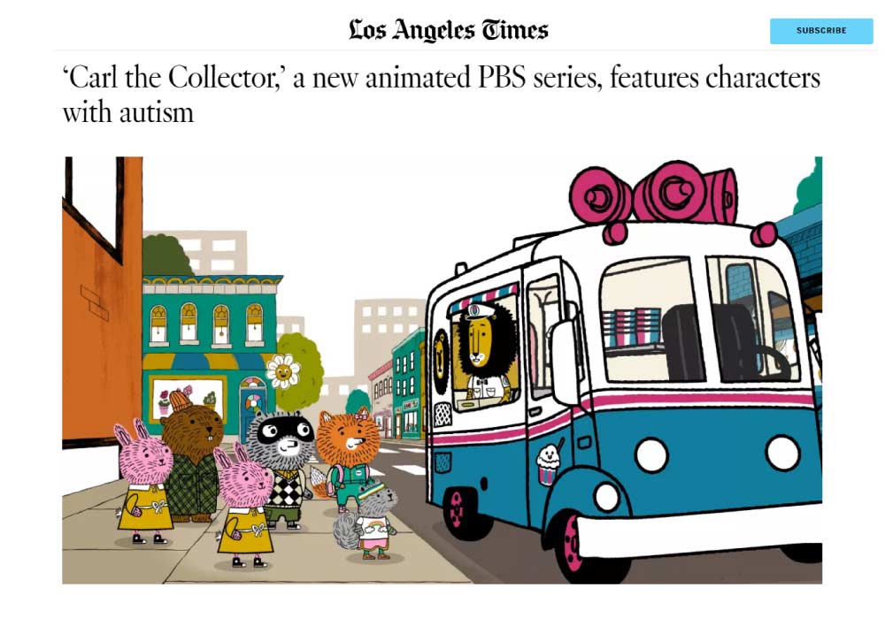 Carl the Collector featured in Los Angeles Times